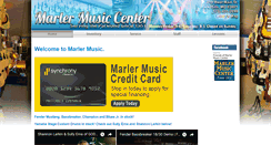 Desktop Screenshot of marlermusiccenter.com